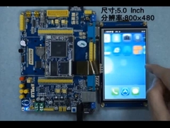 5 inci TFT Display Module Dengan PCBA Dan Panel Sentuh, SPI antarmuka, 800X480 resolusi, 400c/d