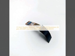 1.5 inci Fleksibel modul AMOLED 120 * 240 Resolusi 24 pin SPI / MIPI antarmuka 350c / hari mengemudi IC RM69310