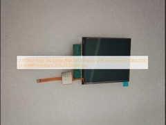 Layar AMOLED resolusi tinggi 2,95 inci dengan panel sentuh 1080x1200 Titik Antarmuka MIPI Kecerahan 255c/d
