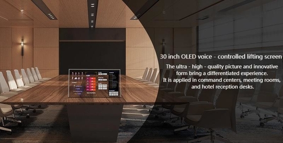 30-inch OLED Voice Lift Screen  1366x768 Resolution 200-600 Nits   Oled Transparent Oled Panel
