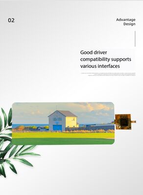 6.8 inch IPS TFT LCD Module with 480RGBx1280 Resolution and MIPI Interface