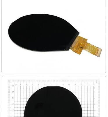 3.45" Round IPS TFT LCD Module with 800*800 Resolution and 450nit Brightness for Industrial Displays
