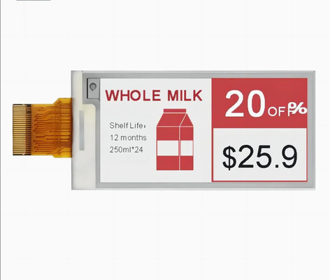 1.54 inci kecil E Ink Paper Display Fleksibel