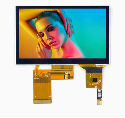 4.3 inci IPS LCD 480*272 Capacitive Touch Screen RGB Interface 40 Pin LCD Module