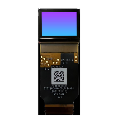 0.72 inci Micro OLED Display Dengan 1920 * 1200 Resolusi Dan 2000 Cd / m2 Kecerahan 61 Pin MIPI Interface