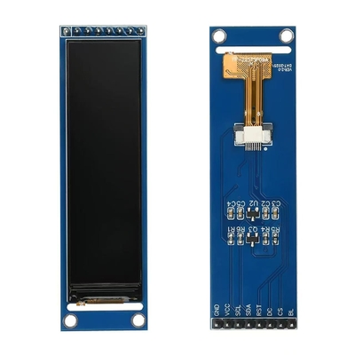 2.25 inci TFT tampilan modul dengan PCB 76 * 284 titik 12:00 o'clock 4wire SPI antarmuka 300nits