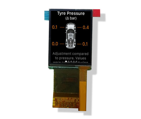 1Layar LCD AMOLED berukuran.45 inci dengan kecerahan 350, resolusi 272x340, 24 pin, antarmuka MIPI, modul tampilan berukuran kecil dengan fungsi sentuh
