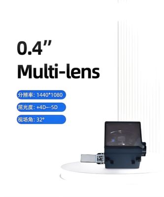【0.4 inci HD EVF】Jendela Bidik Elektronik Solusi Tipe-C Resolusi 1440×1080 Cocok untuk Peralatan Industri / Instrumen Medis / Teleskop PPI Tinggi Latensi Rendah