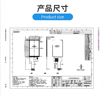 3.97 inch Bar Type TFT LCD Module with 480(RGB)x800 Resolution and MIPI Interface
