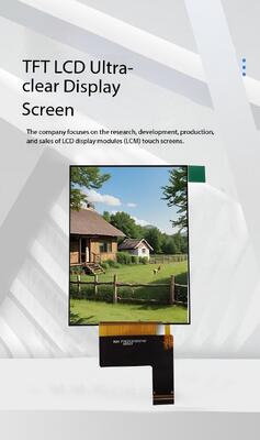 Layar TFT IPS Kecerahan Tinggi 3,23 Inci dengan Resolusi 480X640 dan Antarmuka RGB 680nits JD9161C-A1 IC All View 8LED Peralatan Rumah Pintar