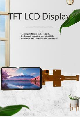 Layar TFT IPS 3,5 Inci dengan Resolusi TP 720(RGB)x1280 dan Antarmuka MIPI 380nits ST7703 IC 10LEDS Pengujian Instrumen Semua Tampilan