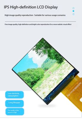 1.3 Inch High Brightness 800nits IPS TFT LCD Screen with 128(RGB)x128 Resolution and MCU Interface