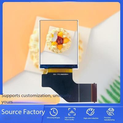 Layar TFT IPS 1.8 Inci dengan Resolusi 128(RGB)x160 ST7735S IC 320nits MCU 16bit Antarmuka Semua Tampilan Layar Digital Pintar