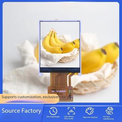 Layar TFT IPS 1.8 Inci dengan Resolusi 128(RGB)x160 ST7735S IC 300nits MCU 8bit Antarmuka Semua Tampilan Layar Digital Pintar