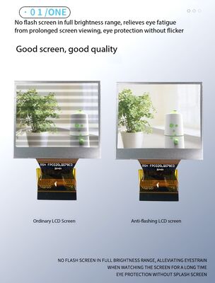 Layar TFT IPS 2.0 Inci dengan Resolusi 320(RGB)x240 ILI9342C IC 400nits Antarmuka RGB 6bit 3LED Tampilan Semua Tampilan Warna TFT