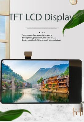 Layar Warna TFT IPS 2.8 Inci dengan Resolusi TP 480(RGB)x640 IC ST7701S Antarmuka MIPI Kecerahan 300nit Semua Tampilan 6 LED Komunikasi Digital